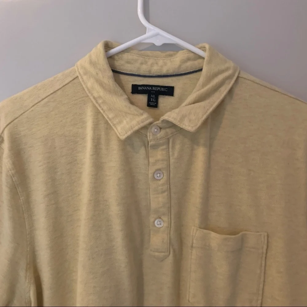 Banana Republic mens short sleeve polo shirt | size Extra Large